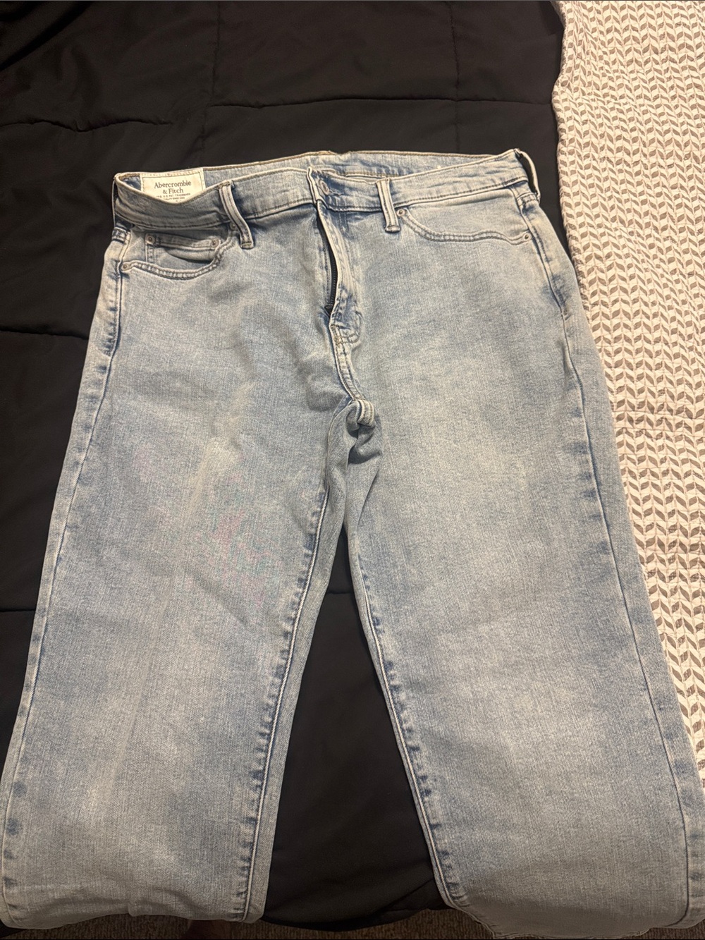 Abercrombie & Fitch Light Blue Slim Straight Jeans